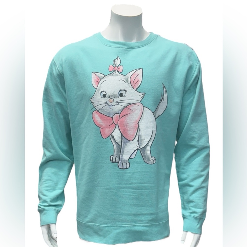 Disney Exclusive Aristocats Marie Portrait Pullover Crewneck Spirit Shirt XL EUC - Picture 3 of 10